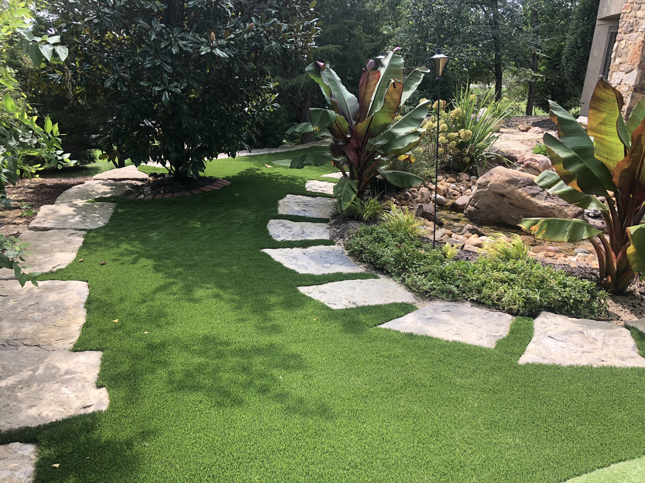 landscapers with artificial grass experience